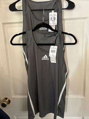 adidas Women’s Athletic  Size Small  Lot of 2  Swim Singlet with White Accents